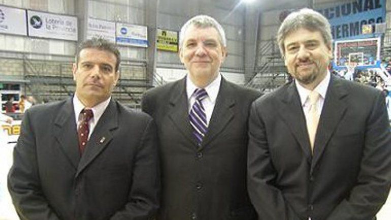 Fabían Pérez, David Carlín y Juan Carlos Meschini